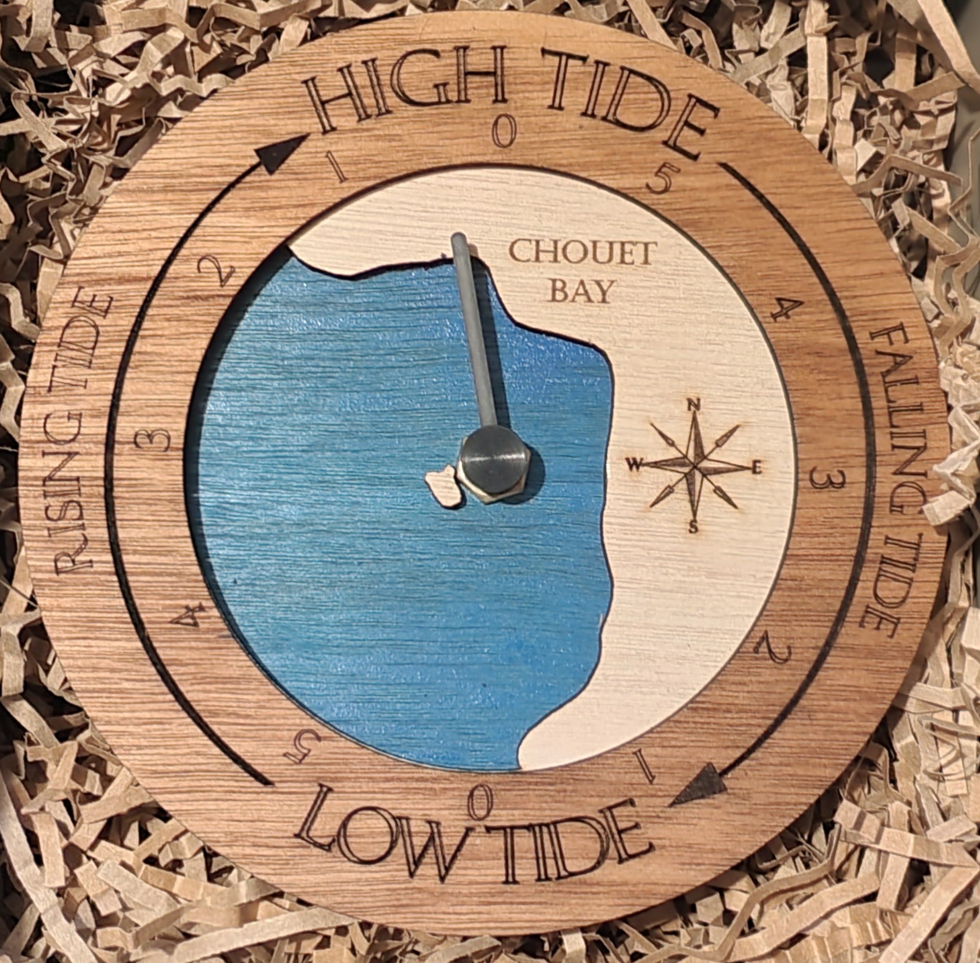 Chouet Bay Tide Clock
