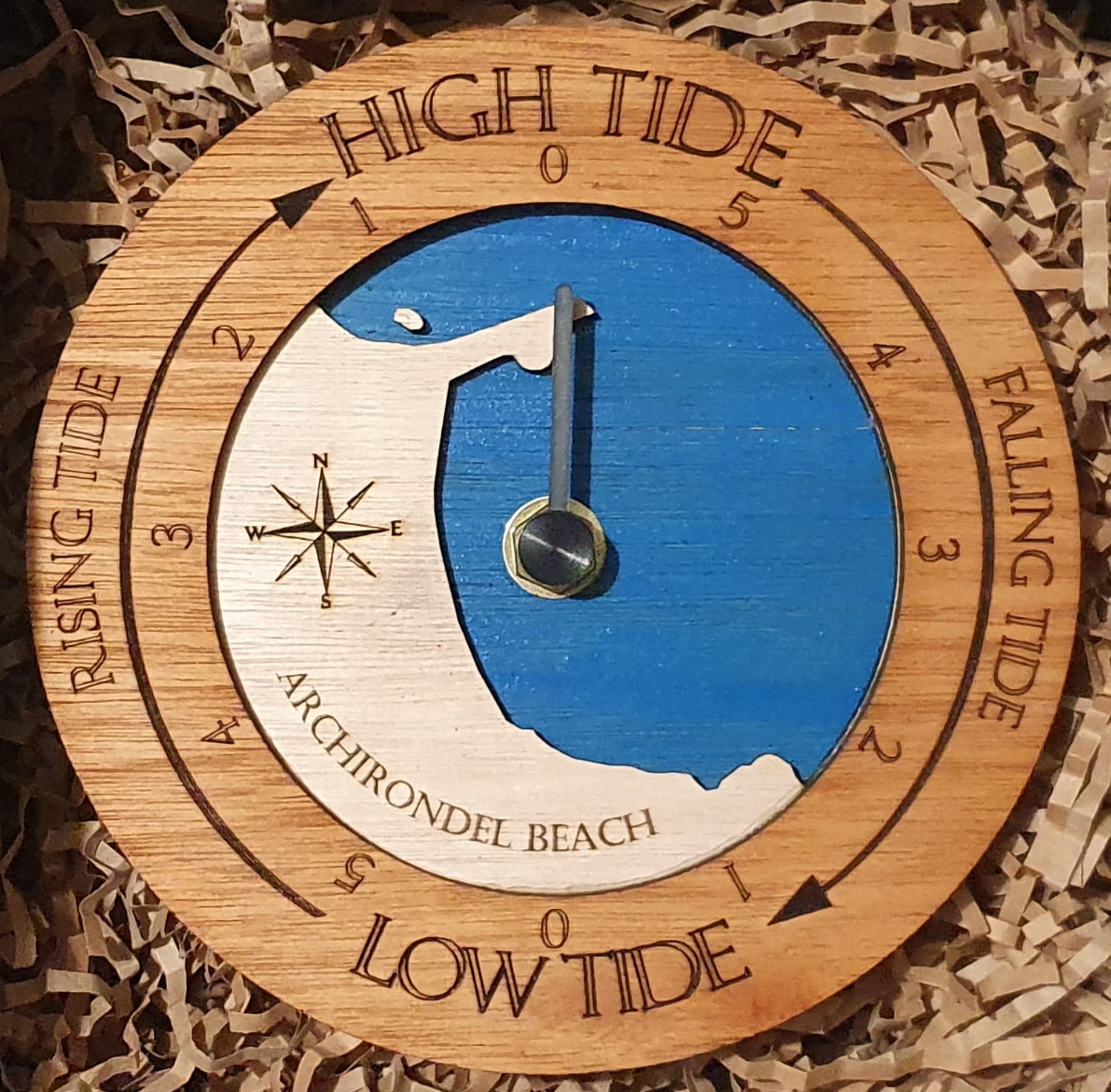 Archirondel Beach Tide Clock