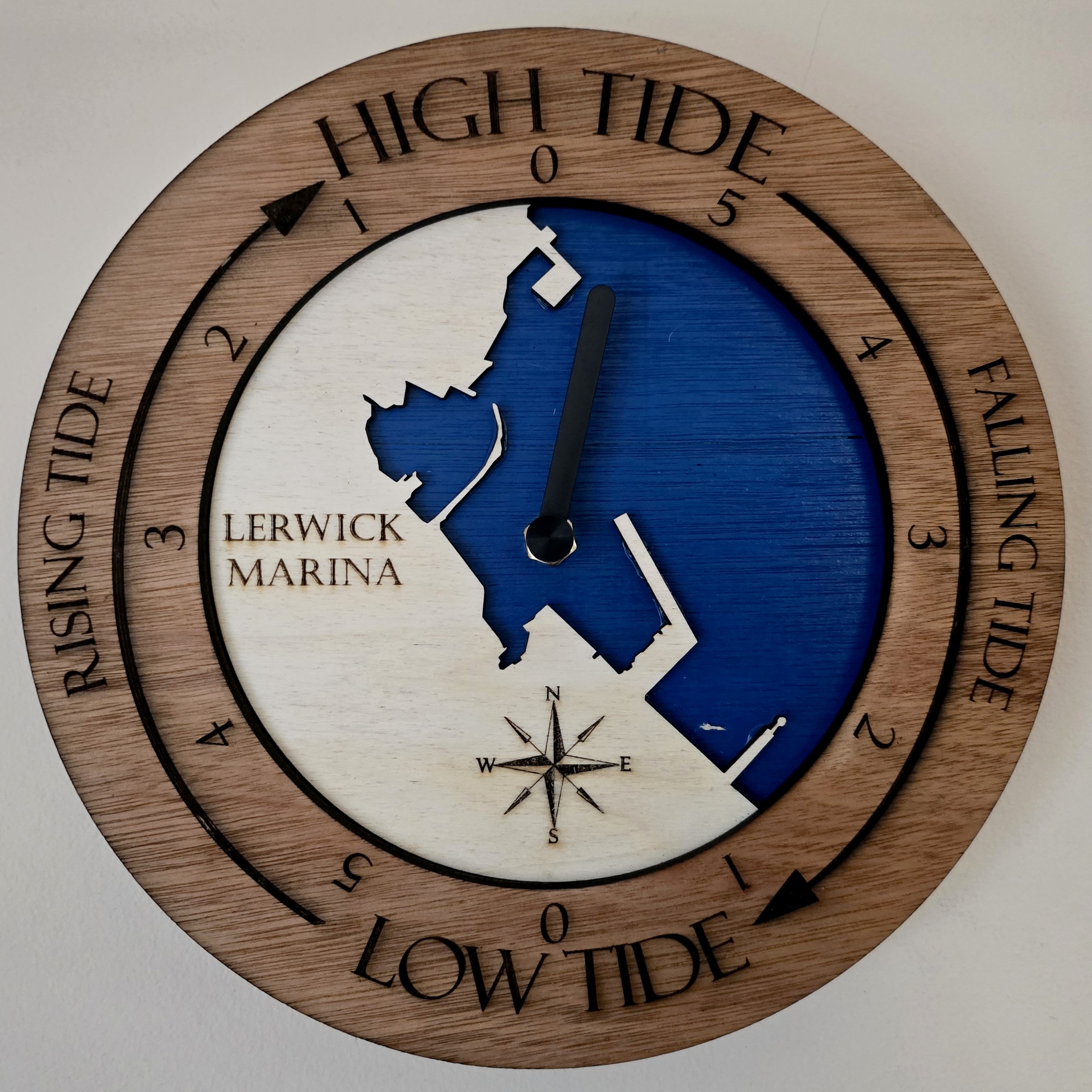 Lerwick Marina Tide Clock
